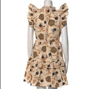 Ulla Johnson floral print ruffled dress size 8